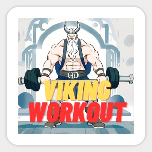 Viking Workout Sticker